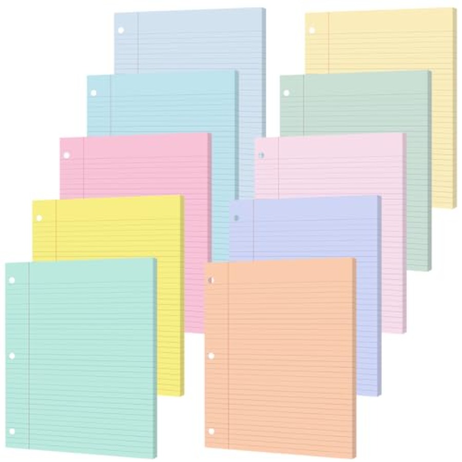 Paper Punch 3 Hole - 100 Sheets Loose Leaf Binder Paper,