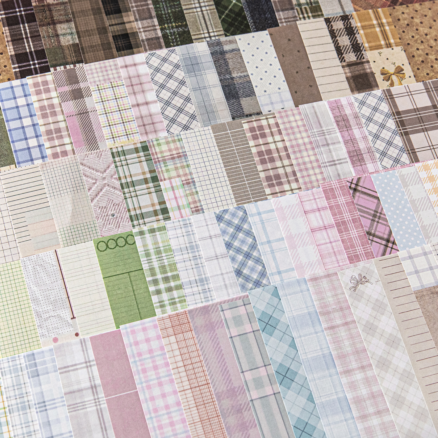 Journal GO 50pcs Kawaii Plaid  - Office Stationery Supply List 리뷰 및 가격