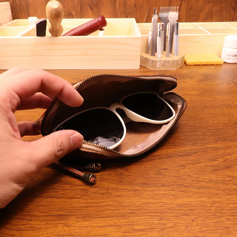 Cowhide pen bag for men vintag - Tan Stationery & Office Supply 리뷰 및 가격