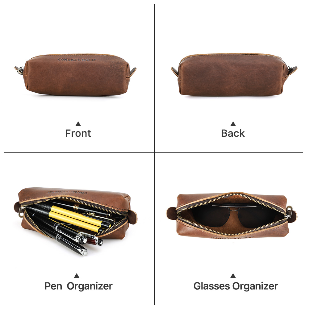 Retro Leather Pencil Case High - Stationery Supply Business 리뷰 및 가격