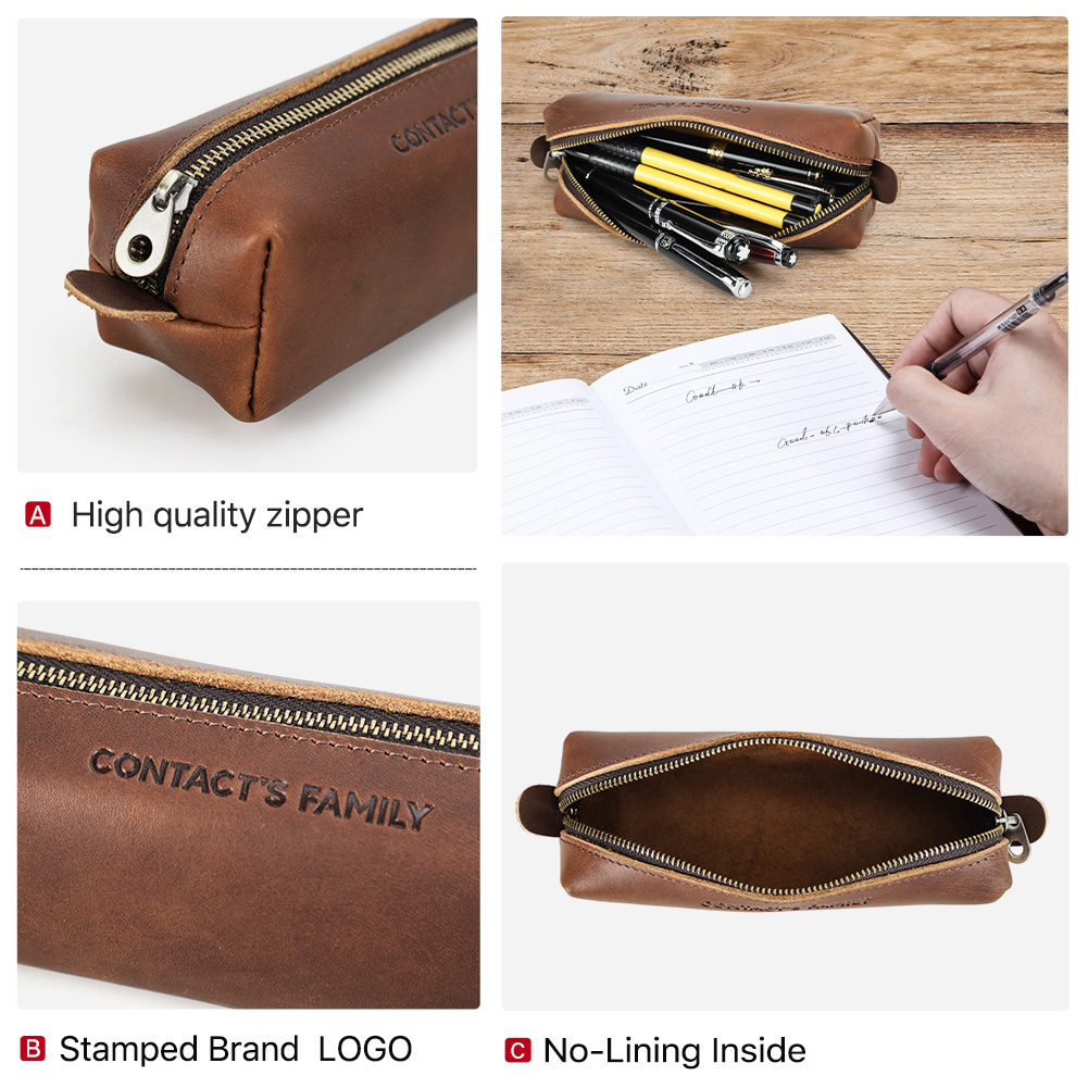 Retro Leather Pencil Case High - Stationery Supply Business 리뷰 및 가격
