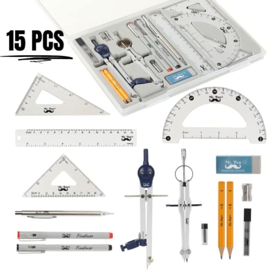 - Professional Geometry Set, 1 - Compass Geometry Set 리뷰 및 가격
