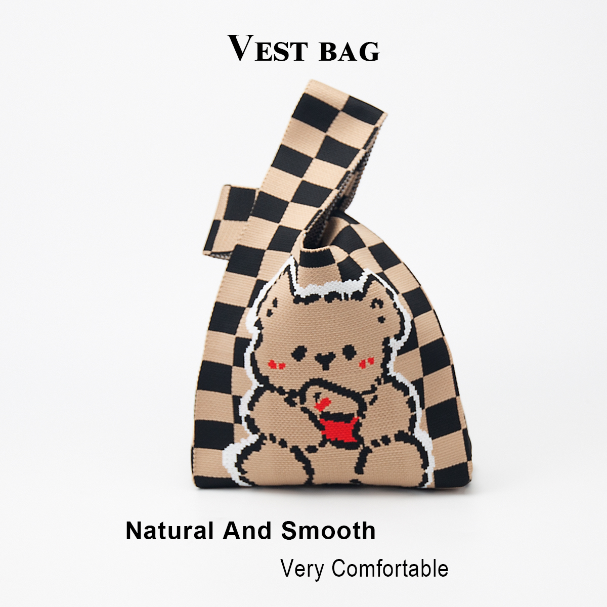Cute Knitted Handbag for Girls - Pencil Case Large 리뷰 및 가격