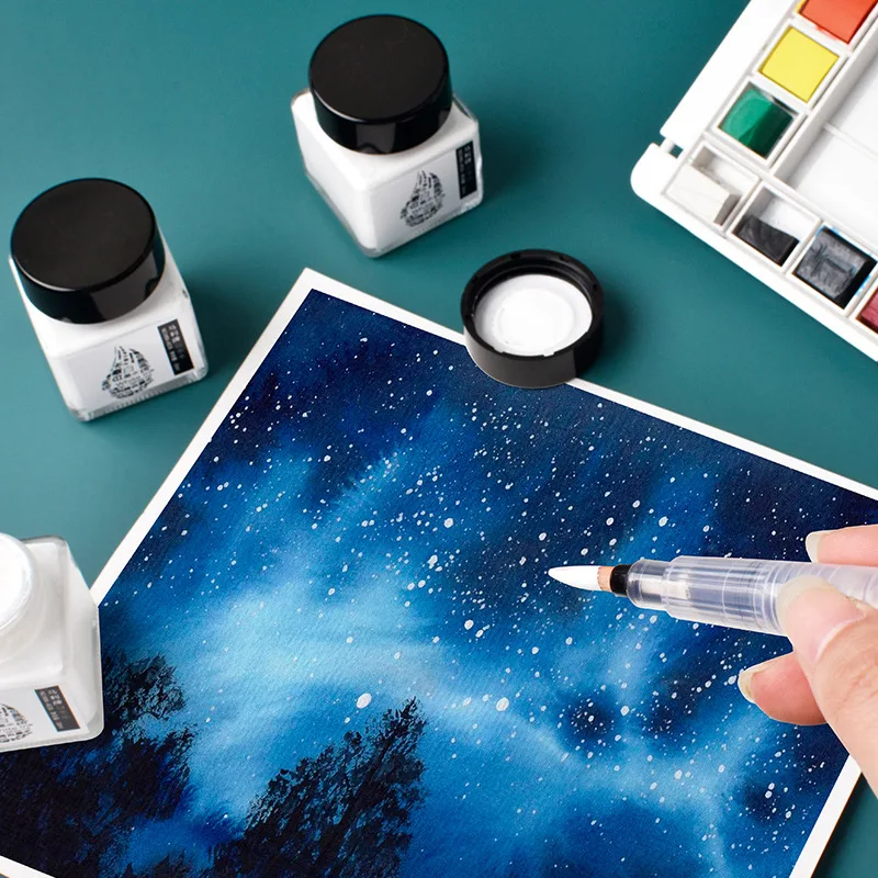 30ML White Ink High-gloss Wate - Correction Fluid White 리뷰 및 가격
