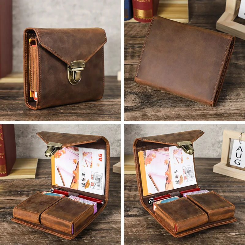 Luxury Retro Leather Notebook  - Stationery Supply Business 리뷰 및 가격