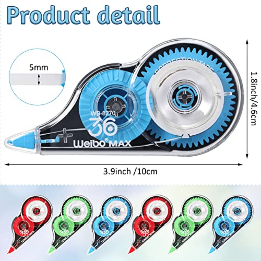 54 Pack Correction Tape Bulk W - Correction Fluid White 리뷰 및 가격