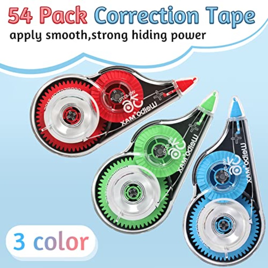 54 Pack Correction Tape Bulk W - Correction Fluid White 리뷰 및 가격
