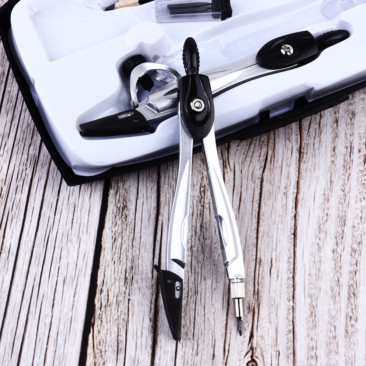 8 Pieces Drawing Kit Metal Com - Compass Geometry Set 리뷰 및 가격