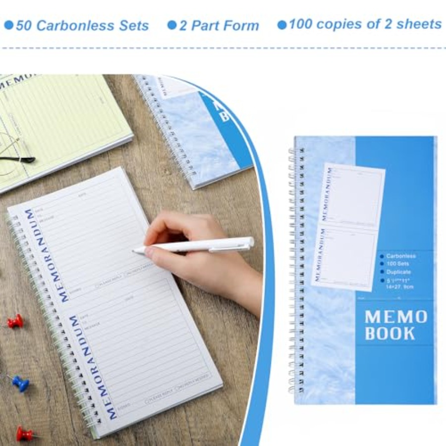3 Pack Memorandum Book Carbon  - Carbon Copy Book 리뷰 및 가격