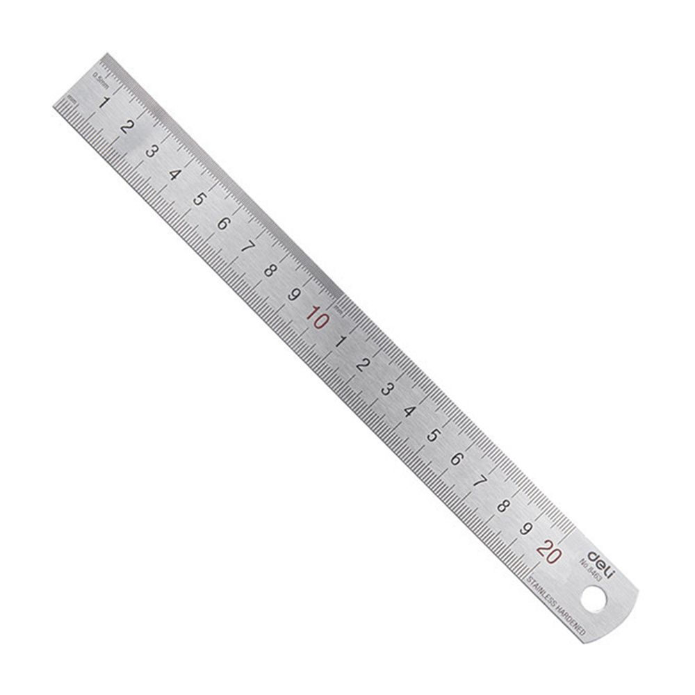 Deli 20cm Stainless Steel Meta - Stationery And Office Supply Stores 리뷰 및 가격