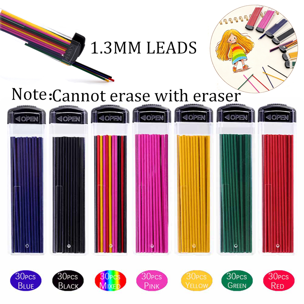 30Pcs/1Box 1.3MM Automatic Pen - Mechanical Pencil Lead 리뷰 및 가격