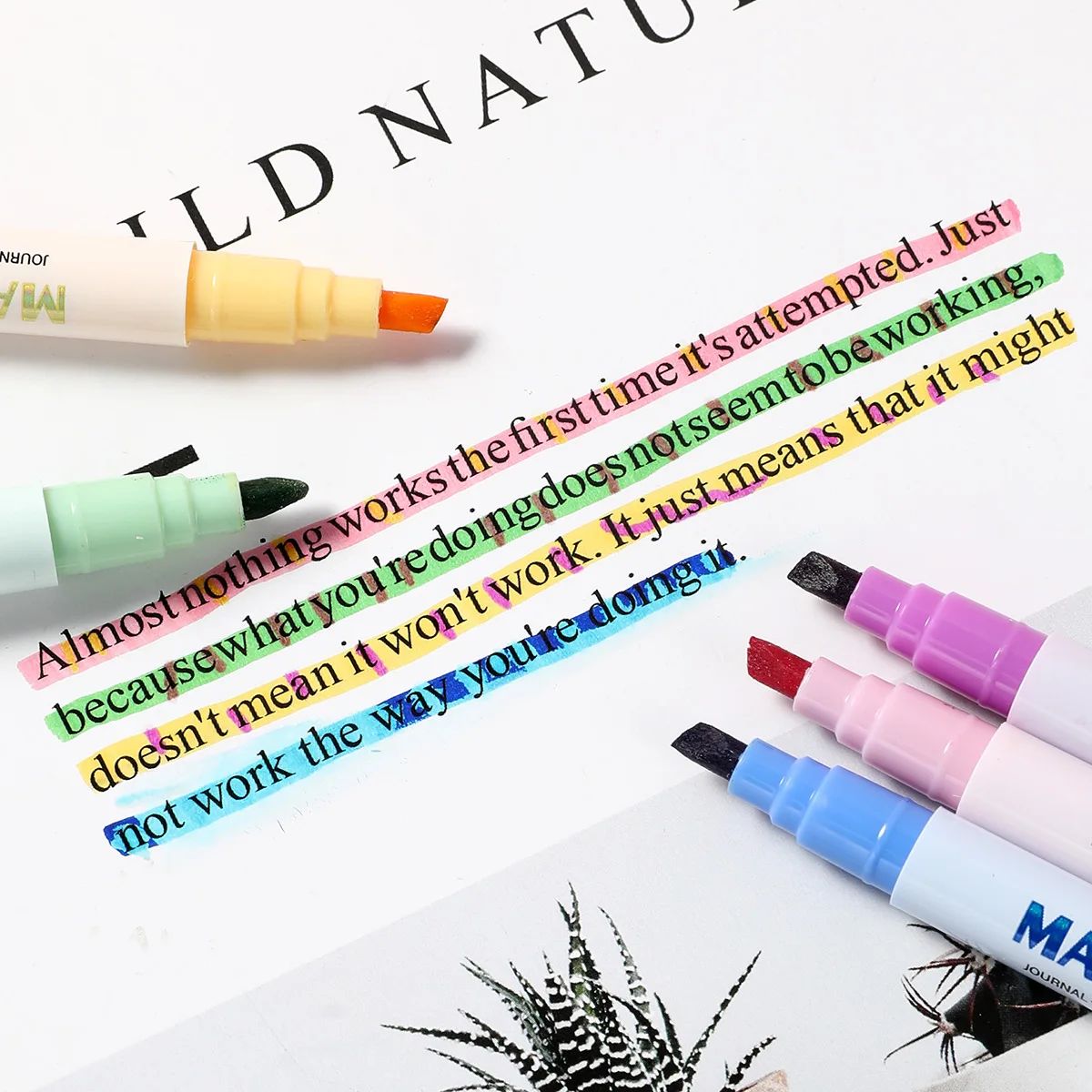 Double-ended Magic Color Chang - Highlighter Set Pastel 리뷰 및 가격