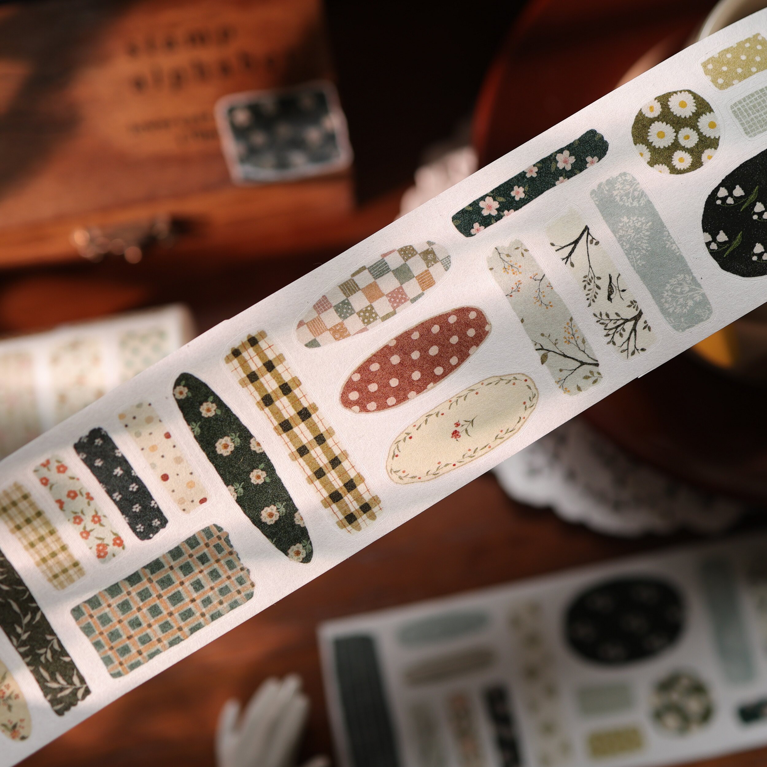YiEr Studio Vintage Floral Pat - Washi Tape Set 리뷰 및 가격