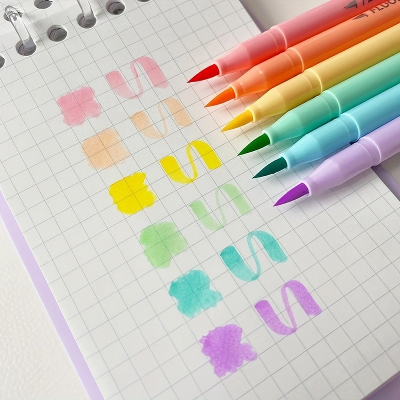 6pcs Soft Brush Fluorescence P - Highlighter Set Pastel 리뷰 및 가격