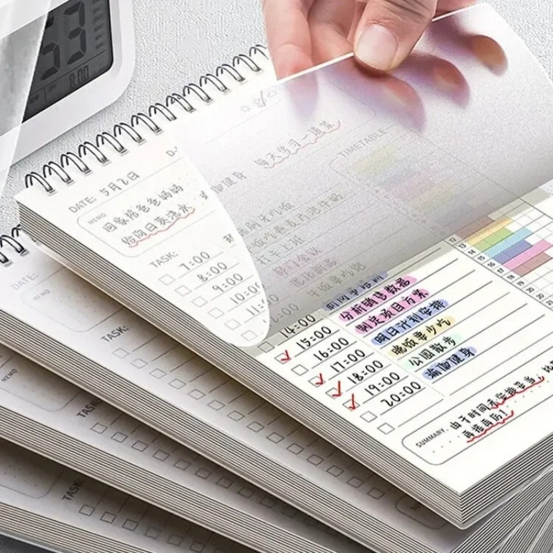 2PCS Planner Agenda Spiral A5  - Office Stationery Supply List 리뷰 및 가격