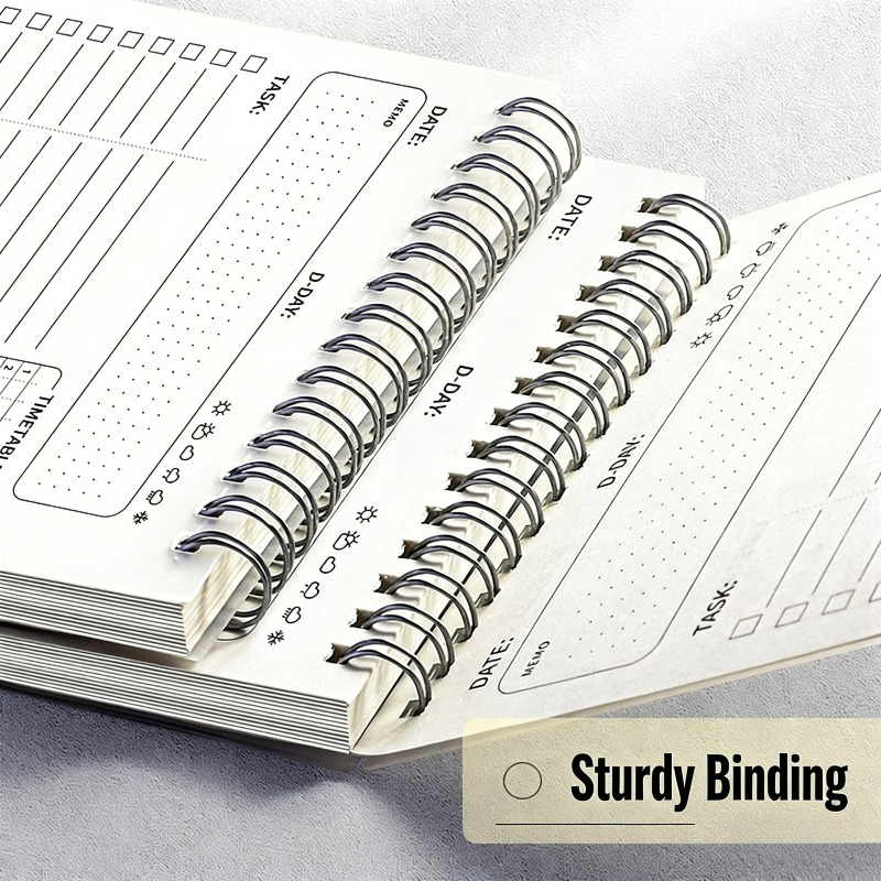 2PCS Planner Agenda Spiral A5  - Office Stationery Supply List 리뷰 및 가격