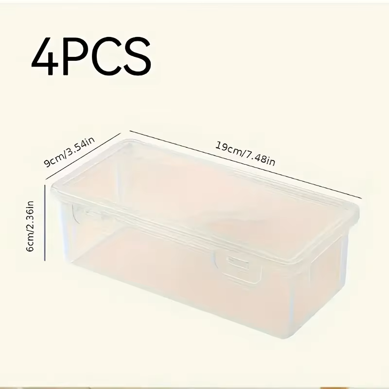 4 large transparent PP storage - Stationery And Office Supply Stores 리뷰 및 가격