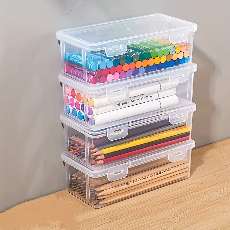 4 large transparent PP storage - Stationery And Office Supply Stores 리뷰 및 가격