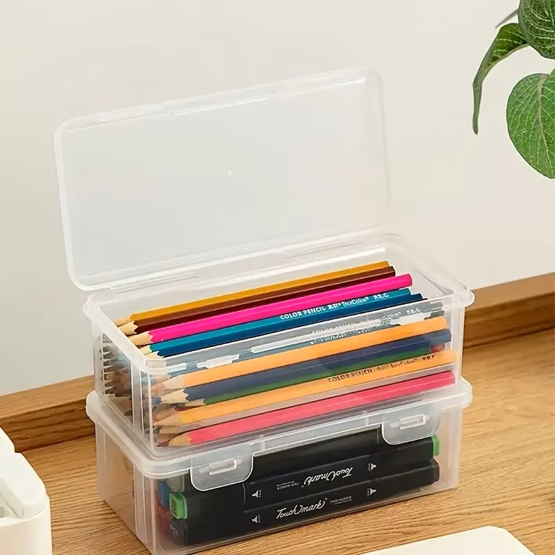 4 large transparent PP storage - Stationery And Office Supply Stores 리뷰 및 가격