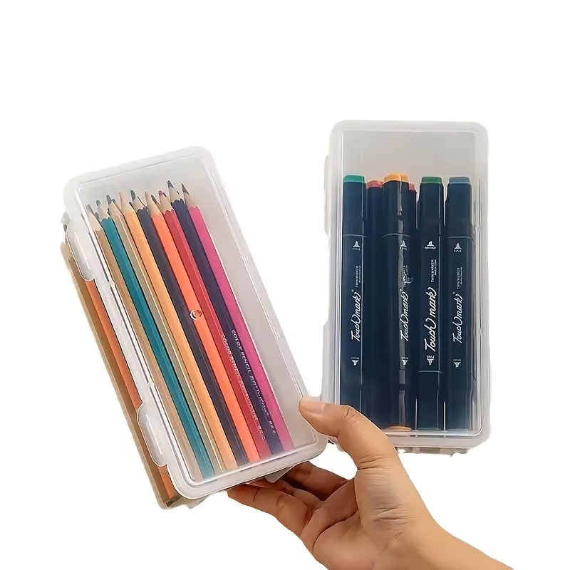 4 large transparent PP storage - Stationery And Office Supply Stores 리뷰 및 가격