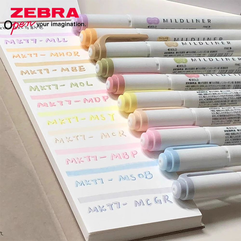 Japan ZEBRA Highlighters Pen s - Highlighter Set Pastel 리뷰 및 가격