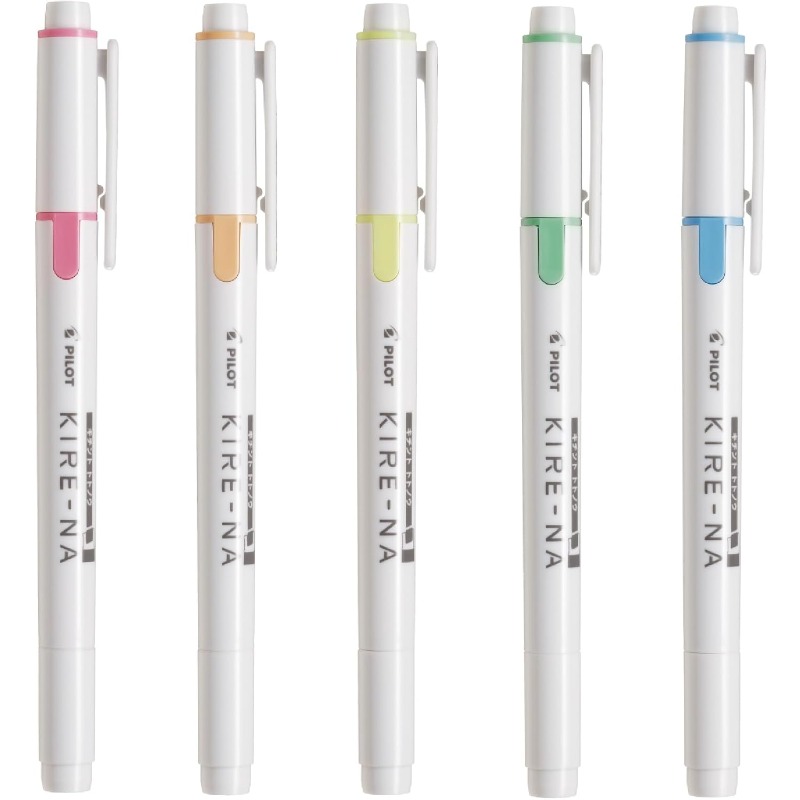 PILOT KIRE-NA Highlighter Pen  - Highlighter Set Pastel 리뷰 및 가격
