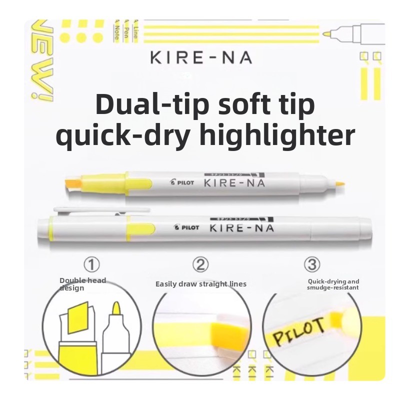 PILOT KIRE-NA Highlighter Pen  - Highlighter Set Pastel 리뷰 및 가격