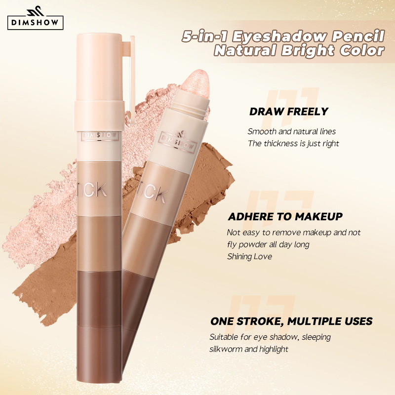 5-in-1 Lazy Eyeshadow Pen High - Highlighter Set Pastel 리뷰 및 가격