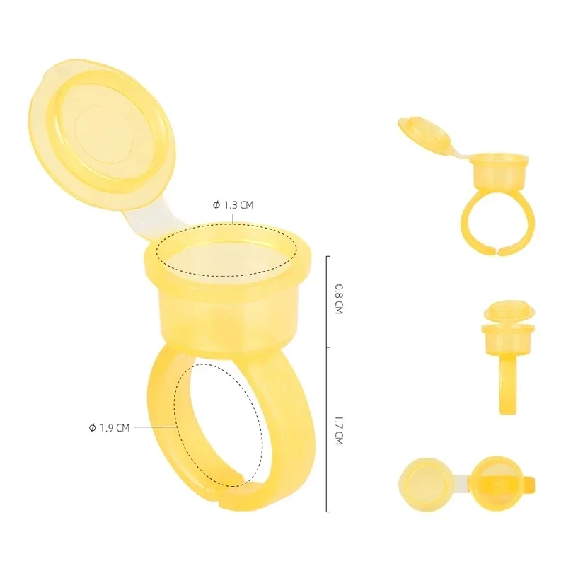 50PCS Tattoo Pigment Ink Ring  - Calligraphy Ink Bottle 리뷰 및 가격