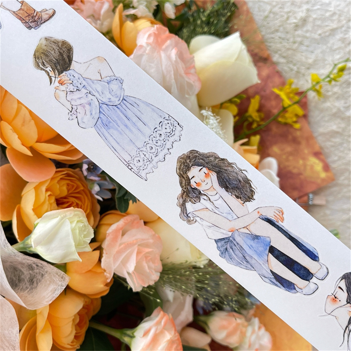 DingDing Studio Vintage Waitin - Washi Tape Set 리뷰 및 가격
