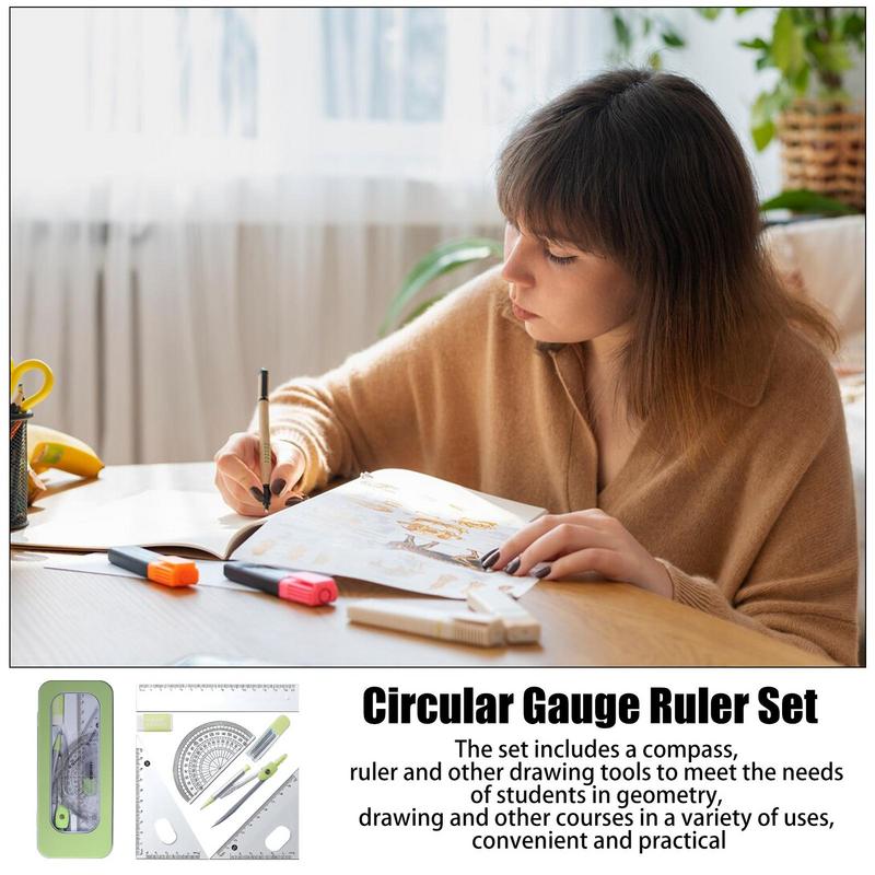 Protractor And Compass Set Mat - Compass Geometry Set 리뷰 및 가격