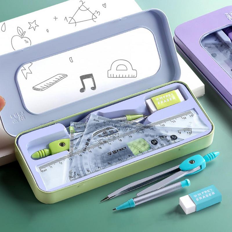Protractor And Compass Set Mat - Compass Geometry Set 리뷰 및 가격