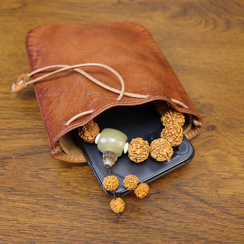 Handmade Retro Style Cowhide M - Tan Stationery & Office Supply 리뷰 및 가격