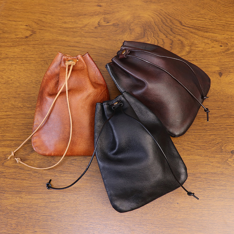 Handmade Retro Style Cowhide M - Tan Stationery & Office Supply 리뷰 및 가격