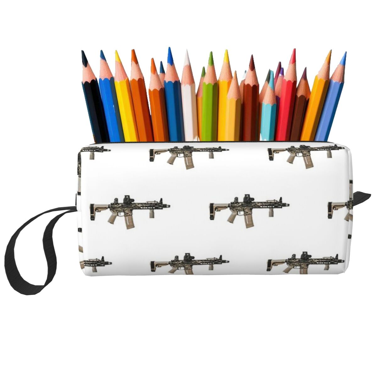 AR-15 Tan Camo Gun White Penci - Tan Stationery & Office Supply 리뷰 및 가격