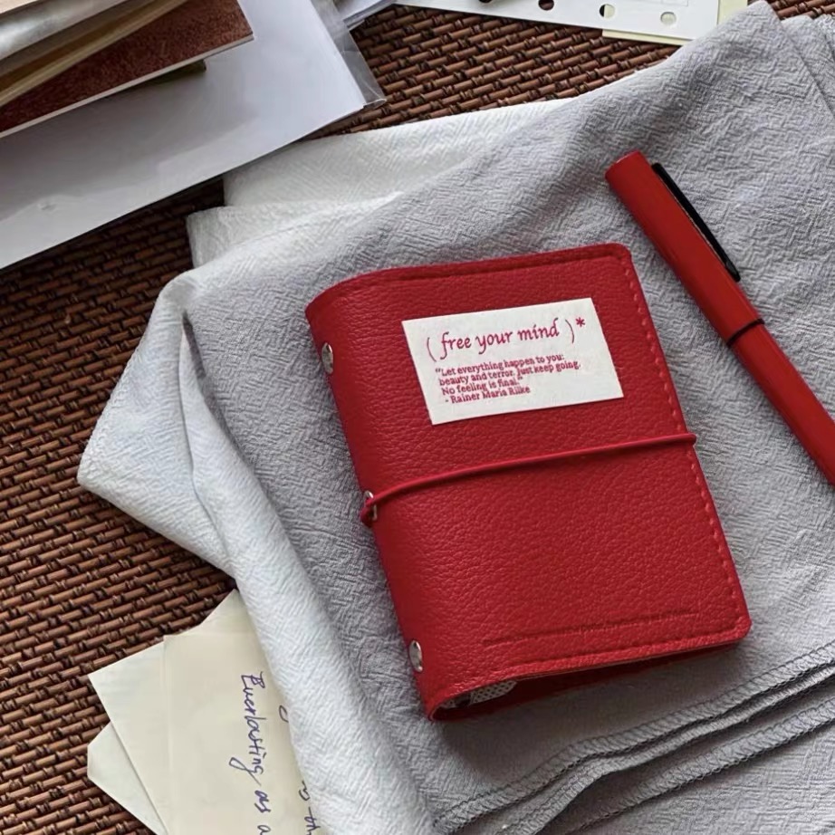 M5 Soft leather Binder Noteboo - Notebook Dotted A5 리뷰 및 가격