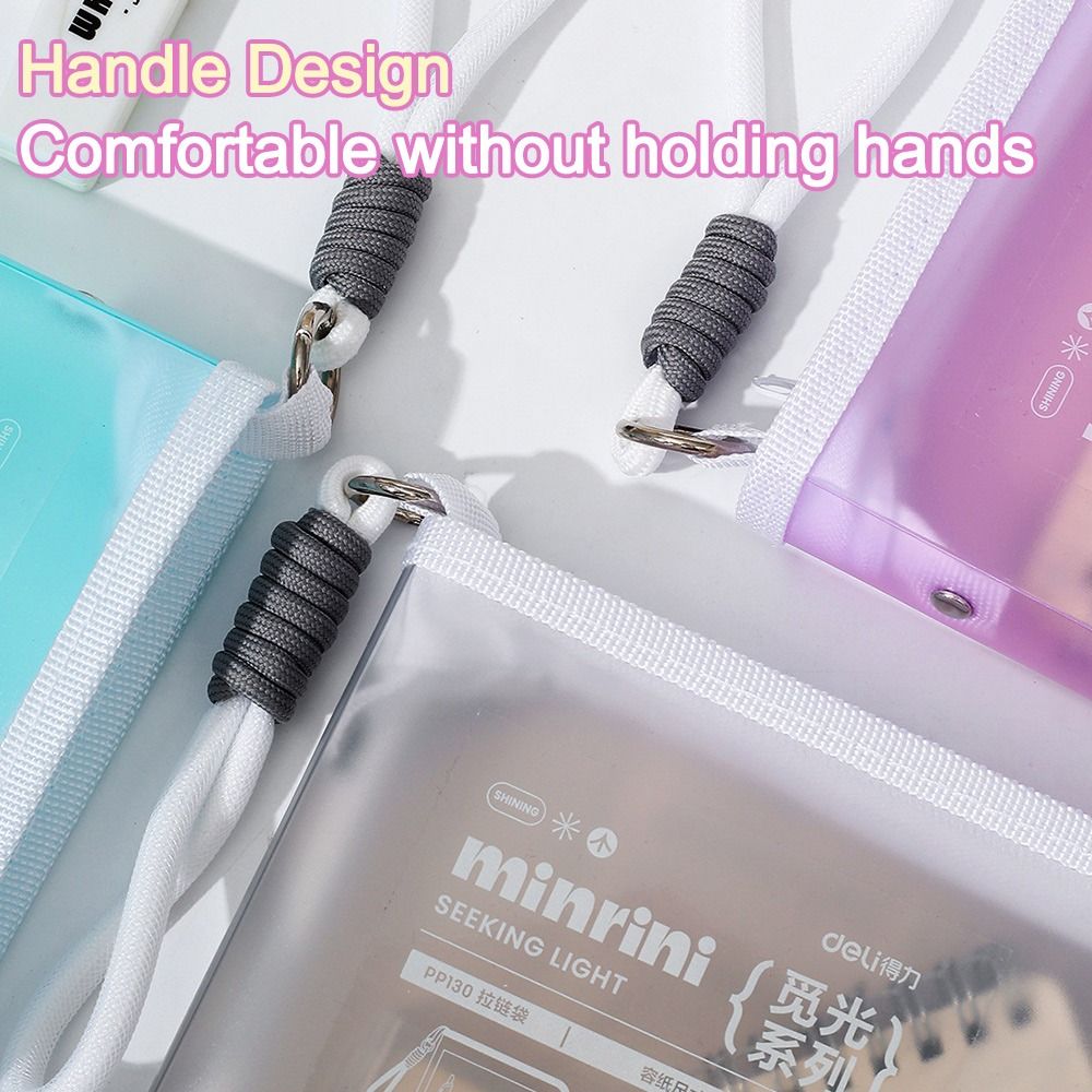 Portable Transparent A4 Zipper - Office Stationery And Supply 리뷰 및 가격