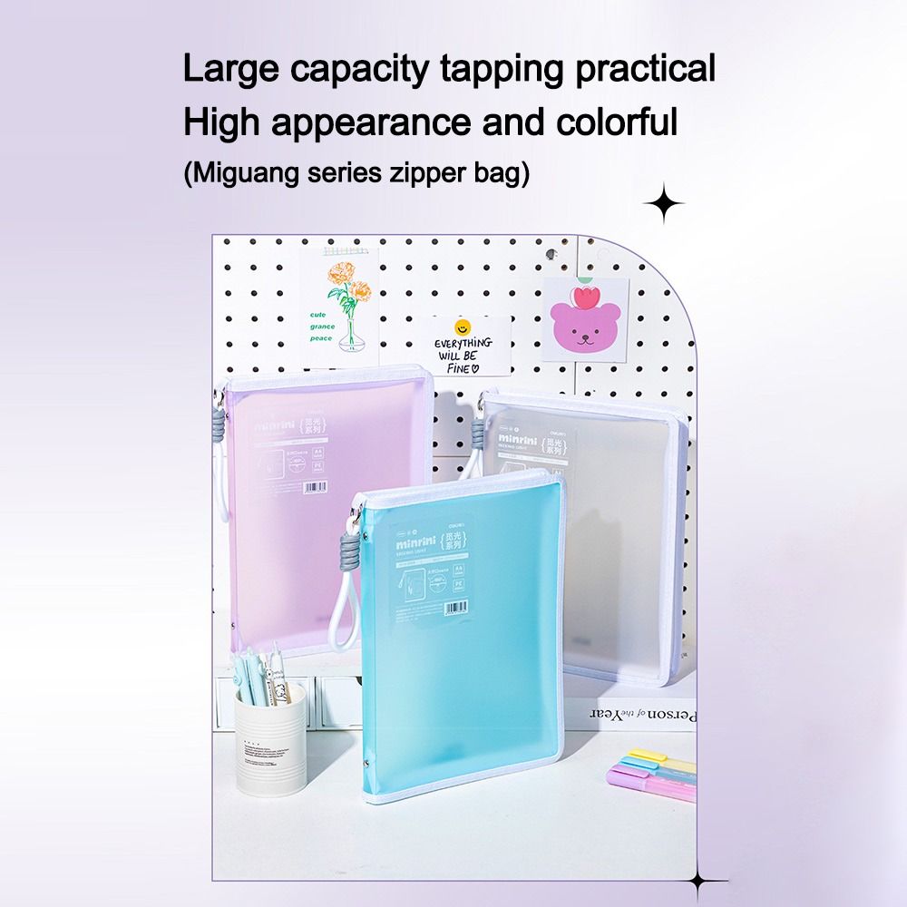 Portable Transparent A4 Zipper - Office Stationery And Supply 리뷰 및 가격