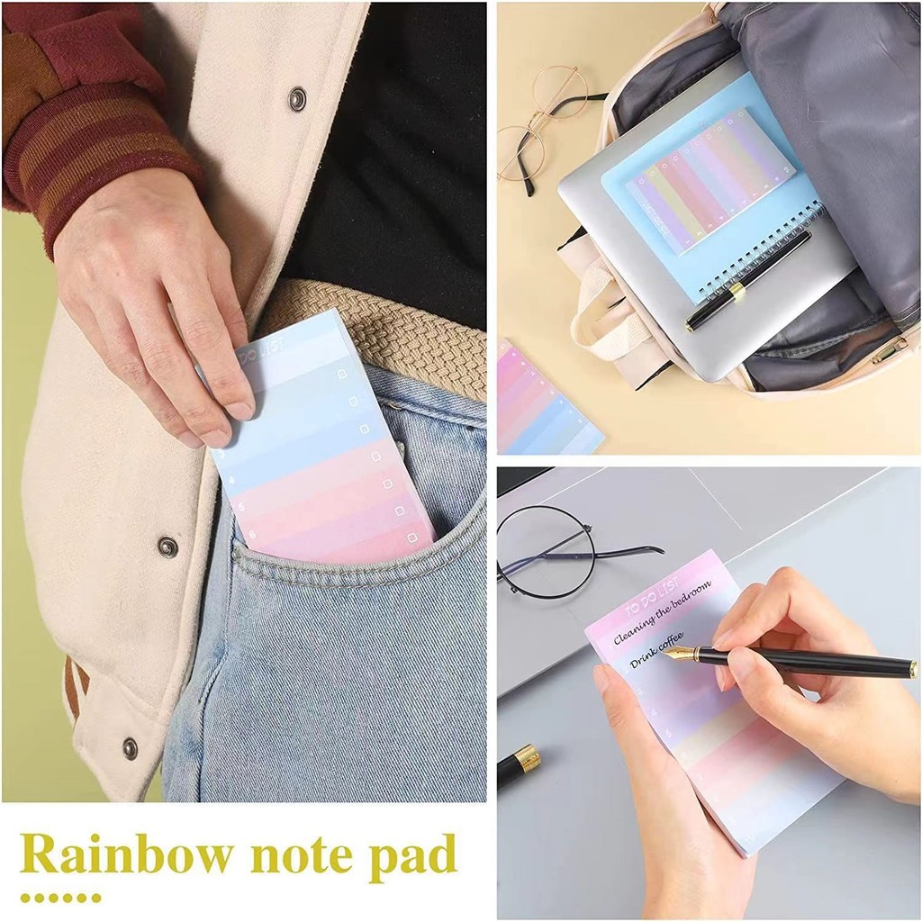 50 Pages Colorful Gradient Sti - Office Stationery Supply List 리뷰 및 가격