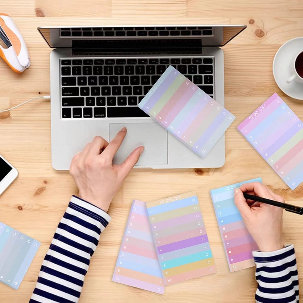 50 Pages Colorful Gradient Sti - Office Stationery Supply List 리뷰 및 가격