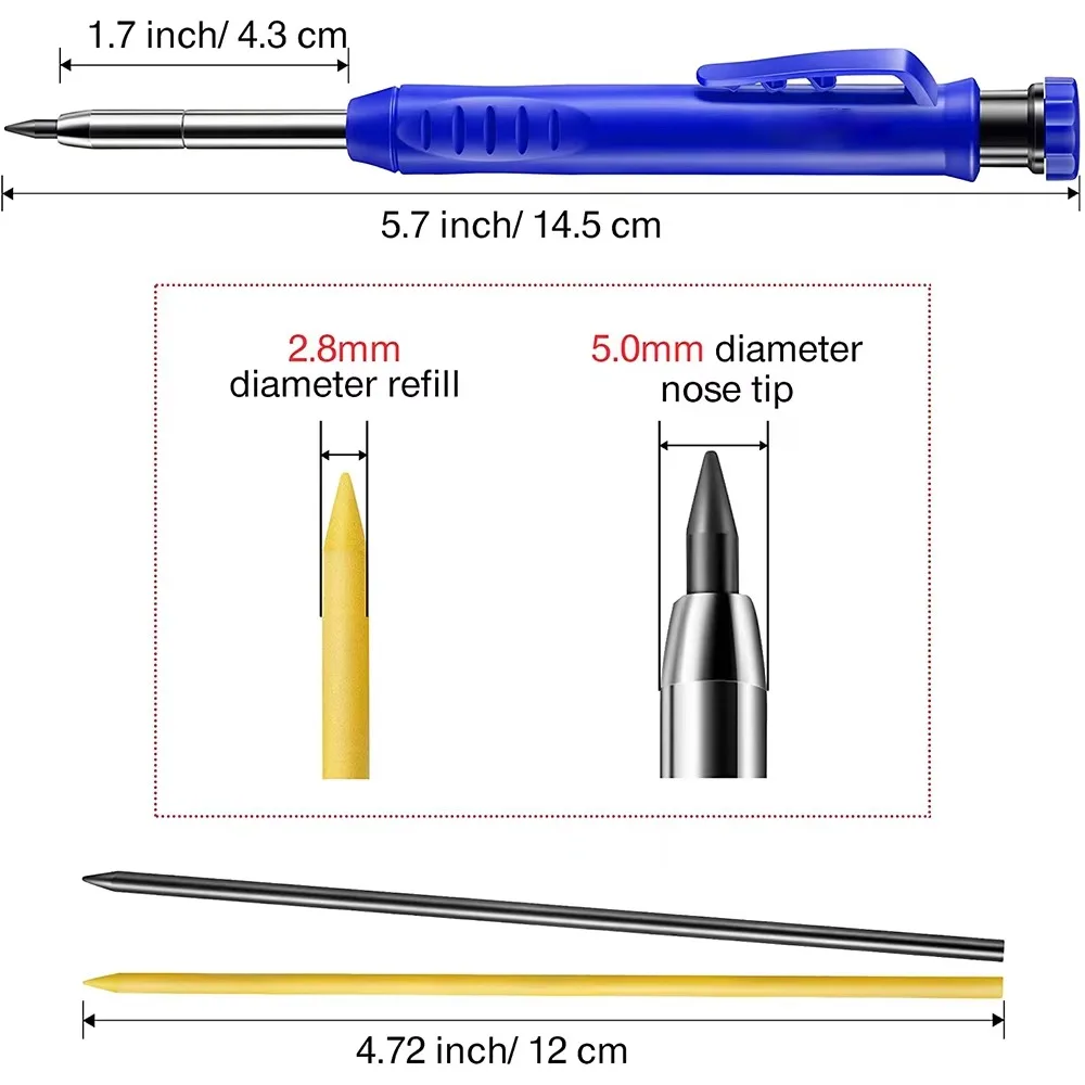 Solid Carpenter Pencil Set Woo - Mechanical Pencil Lead 리뷰 및 가격
