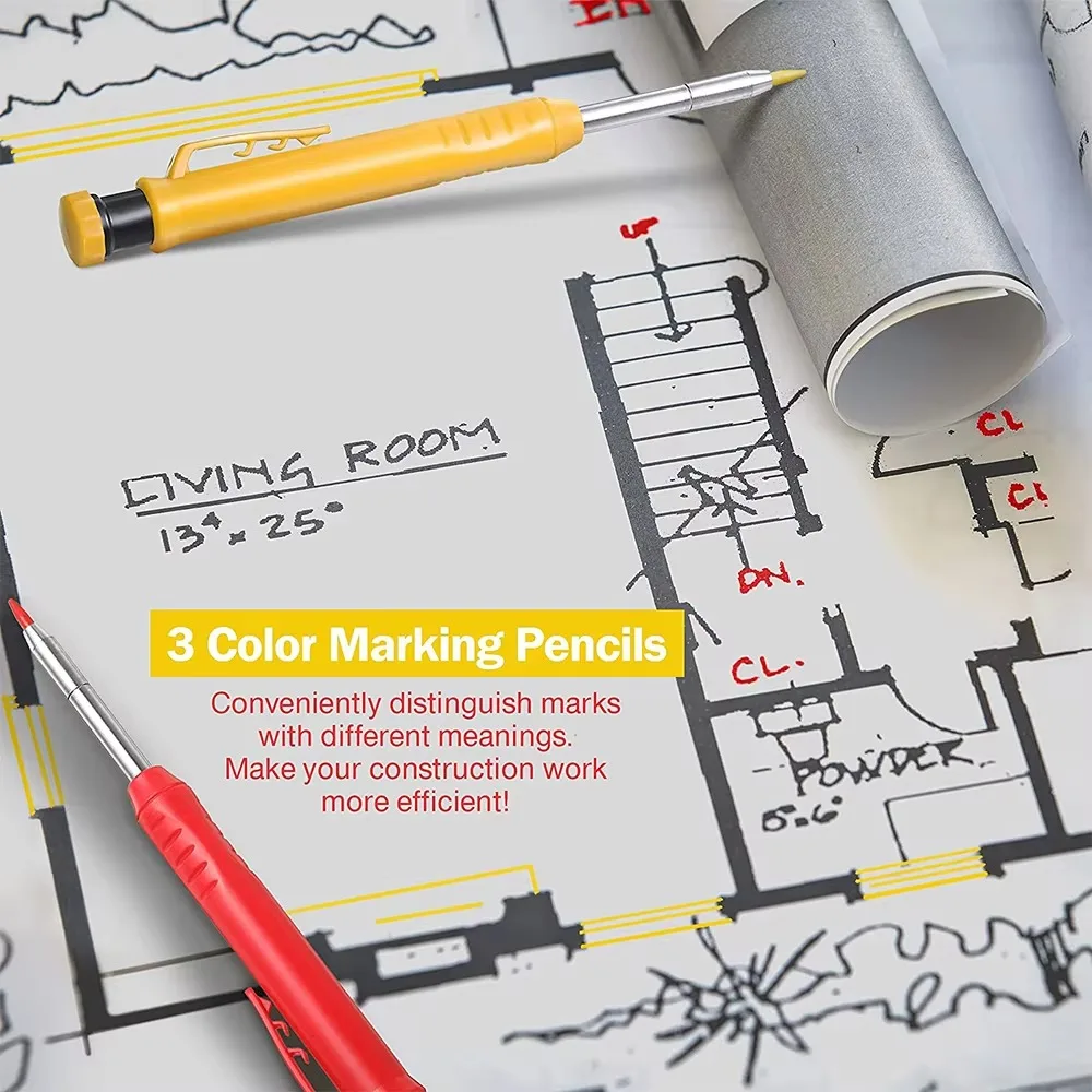 Solid Carpenter Pencil Set Woo - Mechanical Pencil Lead 리뷰 및 가격