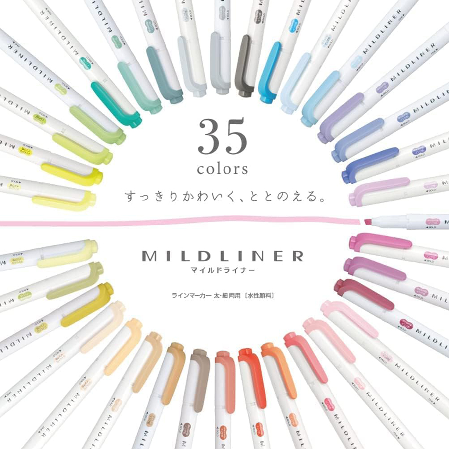 Japan ZEBRA Highlighter Pen Ne - Highlighter Set Pastel 리뷰 및 가격