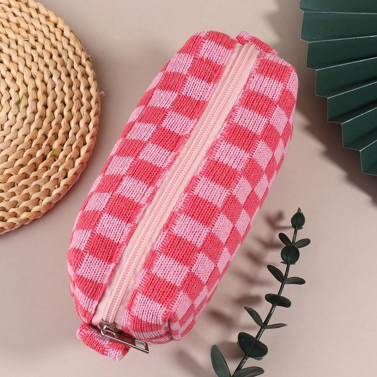 1PC Pink Checkered Single-Laye - Stationery And Office Supply Stores 리뷰 및 가격