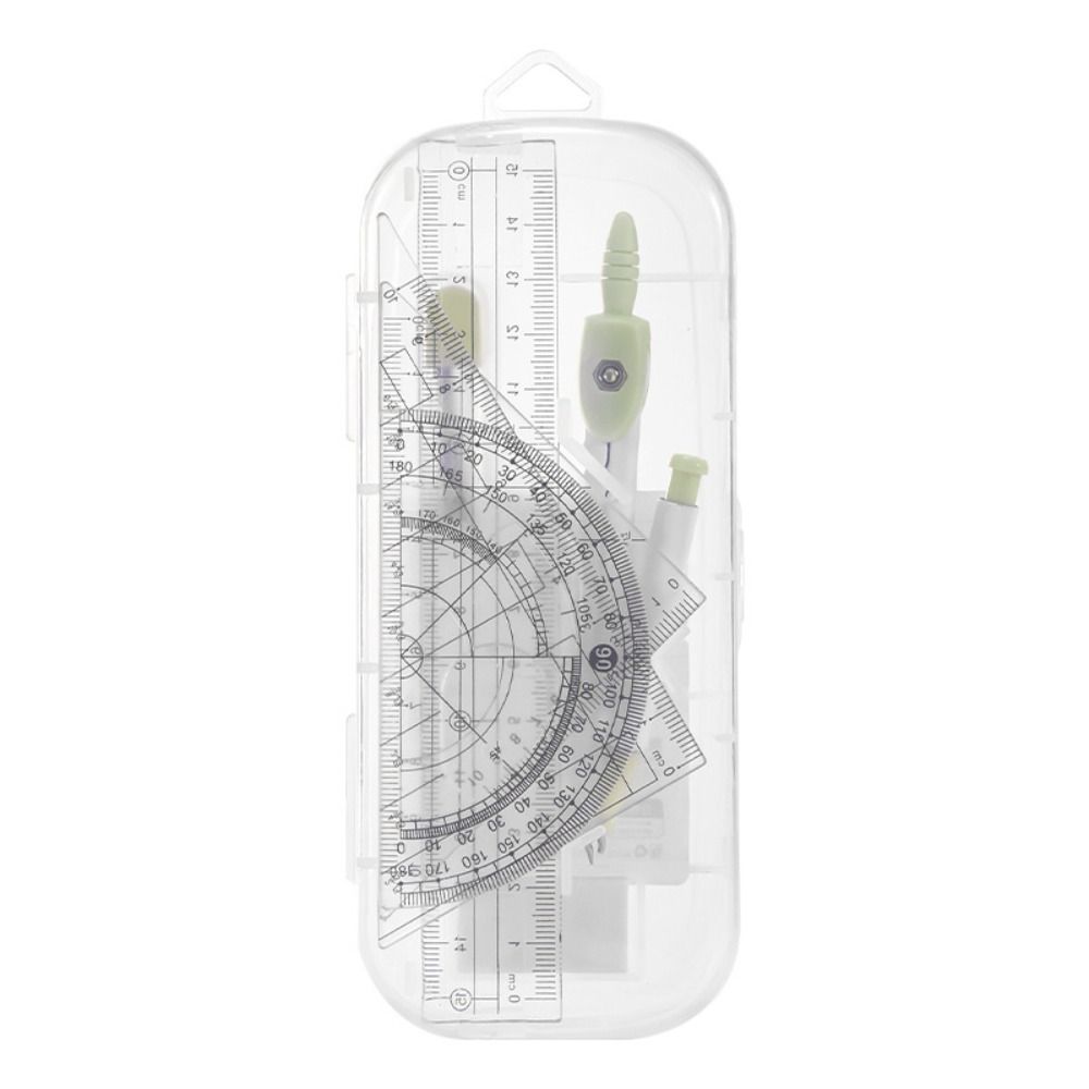 8PCS/Set Plastic Ruler Compass - Compass Geometry Set 리뷰 및 가격
