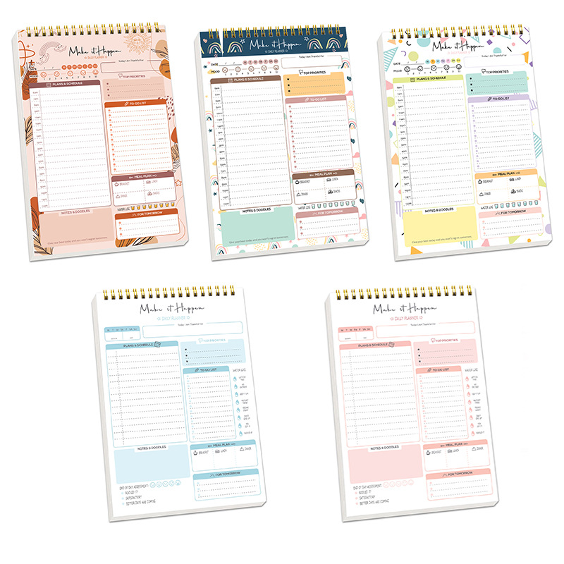 Planner Agenda Spiral A5 Noteb - Office Stationery Supply List 리뷰 및 가격