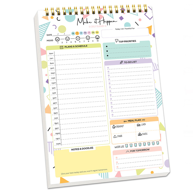 Planner Agenda Spiral A5 Noteb - Office Stationery Supply List 리뷰 및 가격
