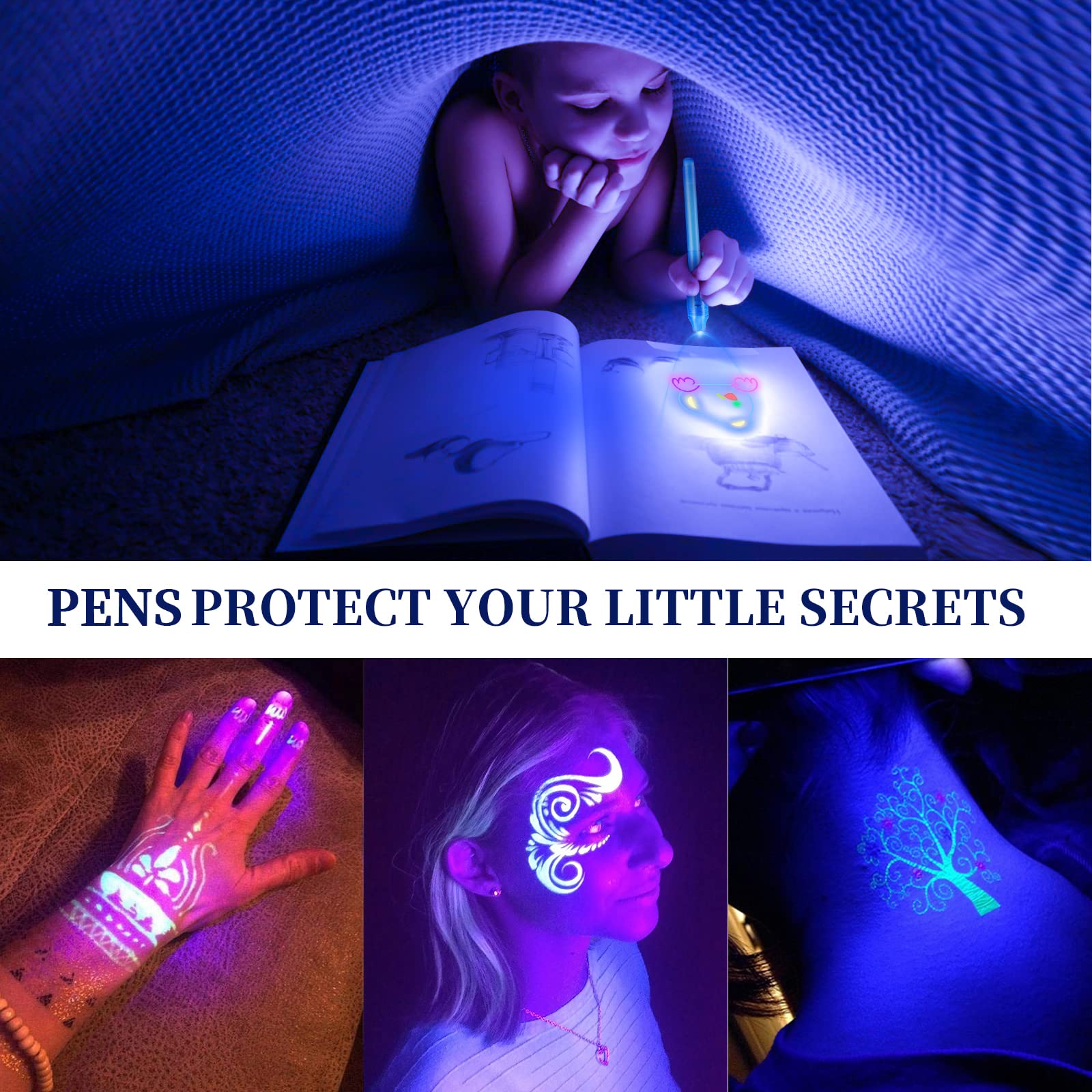 10pcs Invisible Ink Pen Magic  - Highlighter Set Pastel 리뷰 및 가격