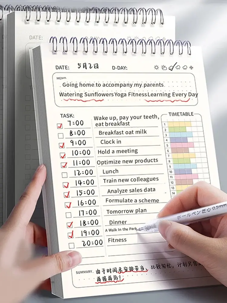 1pc Planner Agenda Spiral A5 N - Office Stationery Supply List 리뷰 및 가격