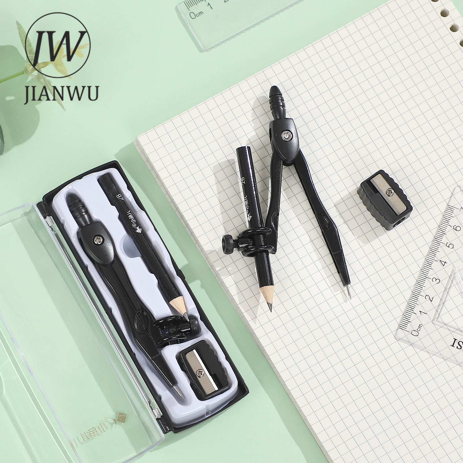 JIANWU Black Metal Compass Geo - Compass Geometry Set 리뷰 및 가격
